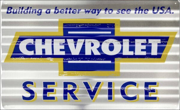plaque déco américaine murale tole forme découpée de flèche chevrolet garage service (copie)